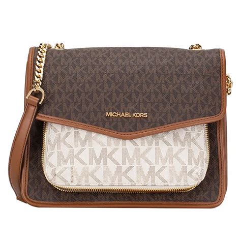 michael kors regina medium flap shoulder bag|Michael Kors pouchette bag.